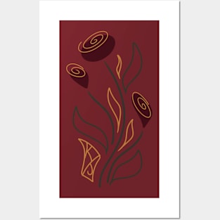 Abstract Roses Posters and Art